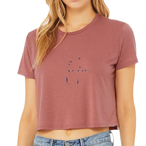 Smoothies & More - Women's Flowy Cropped Tee Thumbnail